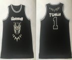 Black Panther Wakanda T Challa #1 Official Movie Basketball Jersey