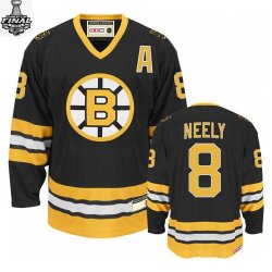 2013 NHL Stanley Cup Boston Bruins 8 Neely Black jersey