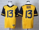 Nike West Virginia Mountaineers Andrew Buie 13 College Football Elite gold Jerseys