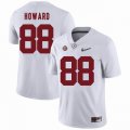 Alabama Crimson Tide #88 O.J. Howard white College Color Rush Limited Jerseys