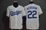 Nike Angeles Dodgers #22 Clayton Kershaw white majestic baseball jersey