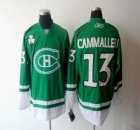 Montreal Canadiens #13 CAMMALLERI green NHL Jerseys