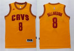 Cleveland Cavaliers #8 Matthew Dellavedova yellow Swingman nba jerseys