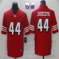 49ers #44 Juszczyk red nike Color Rush Limited Jersey-BD