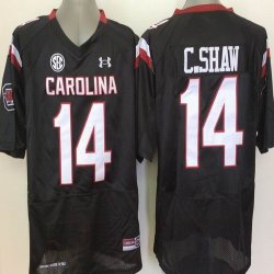 South Carolina Gamecocks Connor Shaw #14 College Football Jersey - Black