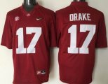 Alabama Crimson Tide #17 Kenyan Drake Red College Football Limited Jerseys