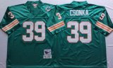 Miami Dolphins 39 CSONKA green NFL Throwback Jerseys