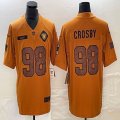 Las Vegas Raiders 98# Maxx Crosby 2023 Brown Salute To Service Limited Jerseys