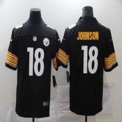 Pittsburgh Steelers #18 Diontae Johnson Nike black Color Rush Limited Jersey-BD