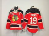 Chicago Blackhawks #19 Jonathan Toews Red hockey Jersey