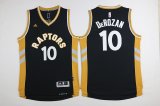 2015 Toronto Raptors #10 DeMar DeRozan black Stitched NBA Jerseys