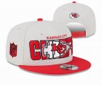 2023 Chiefs white NFL Snapback Hats-YD