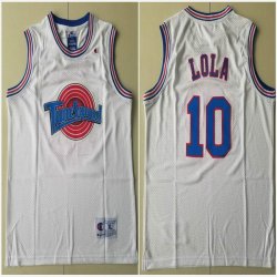 Youth Lola Bunny #10 Tune Squad white Basketball Jersey