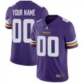 Customized Vikings purple nike Color Rush Limited Jersey