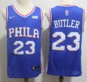 Nike Philadelphia 76ers #23 Jimmy Butler blue basketbal Jersey -S8