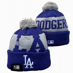 2024 Los Angeles Dodgers blue gray MLB Cuffed Knit Hats