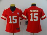 Women Nike Kansas City Chiefs #15 Patrick Mahomes II red Color Rush Limited Jerseys