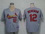 MLB Jerseys St. Louis Cardinals 12 Lance Berkman gray mlb jersey