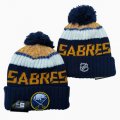 2024 Buffalo Sabres blue white yellow NHL Sports Cuffed Knit Hats