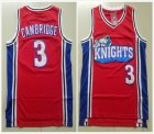 Calvin Cambridge #3 LA Knights Red Movie Basketball Jersey