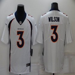 Denver Broncos #3 Russell Wilson Nike white Color Rush Limited Jersey-BD