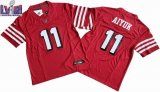 San Francisco 49ers 11# Brandon Aiyuk red throwback Nike Vapor F.U.S.E. Limited Jersey