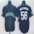 2023 World Cup Mexico #56 Randy Arozarena black majestic baseball jerseys 23