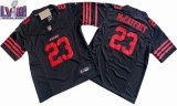 Youth San Francisco 49ers 23# Christian McCaffrey black Nike Vapor F.U.S.E. Limited Jerseys