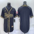 Nike Denver Broncos blank black baseball jerseys Joint name-BD