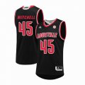 Donovan Mitchell #45 Louisville Cardinals College Basketball Jersey Sewn black