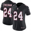 Women Nike Atlanta Falcons #24 Devonta Freeman black color Rush Limited Jersey