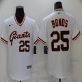 Nike San Francisco Giants #25 Barry Bonds white majestic baseball jerseys