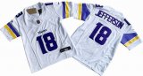 Youth Minnesota Vikings 18# Justin Jefferson white Nike Vapor F.U.S.E. Limited Jersey