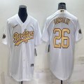 2022 MLB All-Star Nike Los Angeles Dodgers #26 Gonsolin white majestic baseball jerseys-BD 01