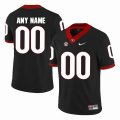 Custom Georgia Bulldogs Alumni black Football Jersey