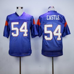 Blue Mountain State #54 Thad Castle blue Stitched Football Jersey