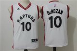 Youth Toronto Raptors #10 DeMar DeRozan White Stitched NBA Jerseys