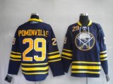 Buffalo Sabres 29# POMINVTLLE blue NHL Jerseys