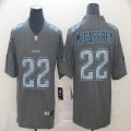 Nike Panthers #22 Christian McCaffrey gray fashion Color Rush Limited Jersey