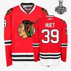 2013 NHL Stanley Cup Chicago Blackhawks #39 HUET Red Jerseys