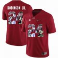 Custom Alabama Crimson Tide #24 Brian Robinson Jr. Red College Color Rush Limited Jerseys