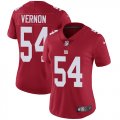 Women Giants #54 Olivier Vernon Nike red Color Rush Limited Jersey