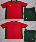 2024-2025 Portugal team red green soccer jerseys home-QQ