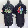 2023 World Cup Mexico blank black new majestic MLB baseball Jerseys-BD 67