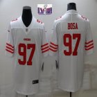 Nike San Francisco 49ers #97 Nick Bosa white Color Rush Limited Jersey-BD