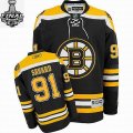 2013 NHL Stanley Cup Boston Bruins #91 Savard Black Jersey