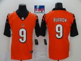 Nike Cincinnati Bengals #9 Joe Burrow orange Color Rush Limited Jersey