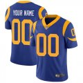 Customized Rams blue nike Color Rush Limited Jersey