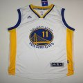 Golden State Warriors 11 Klay Thompson white basketball jersey