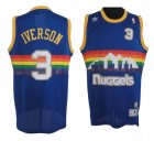 Denver Nuggets #3 Allen Iverson Soul Swingman Stitched Blue Jersey